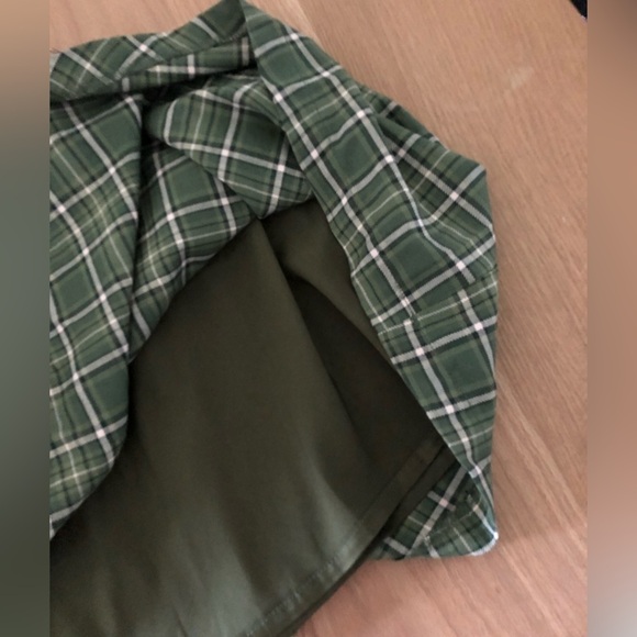 ModCloth Princess Highway|Olive plaid mini skirt!Clueless 90’s style 🫶🏻NWT - Picture 6 of 14